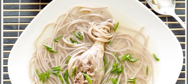 Утиный бульон с гречневой лапшой. Тест драйв