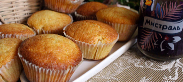 Манные маффины с апельсиновым ароматом