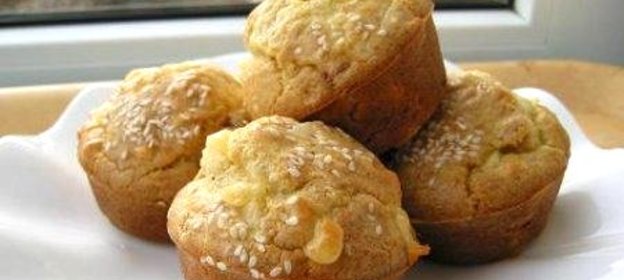 Маффины с сыром и ветчиной