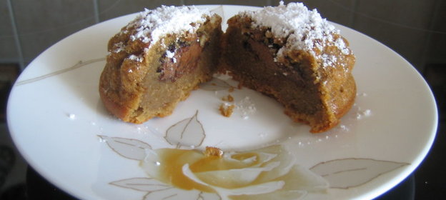 Кофейные кексики с начинкой