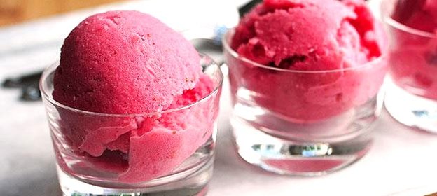 Клубничный сорбет