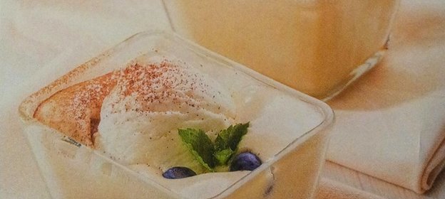 Карибский яичный десерт