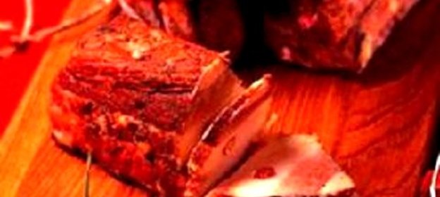 Сало в луковом маринаде