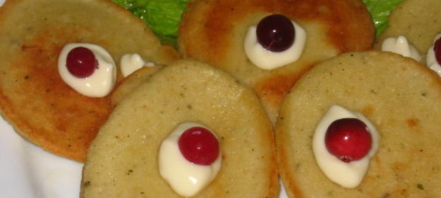 Гороховые оладьи