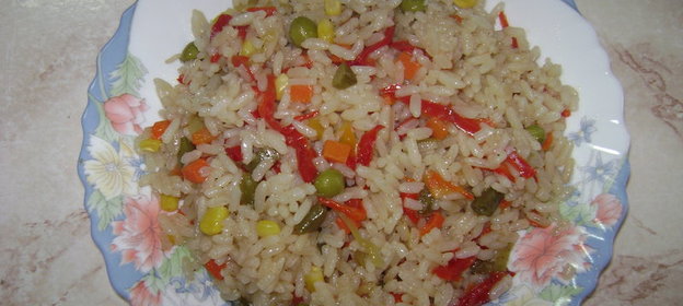Рис гарнирный по-гречески