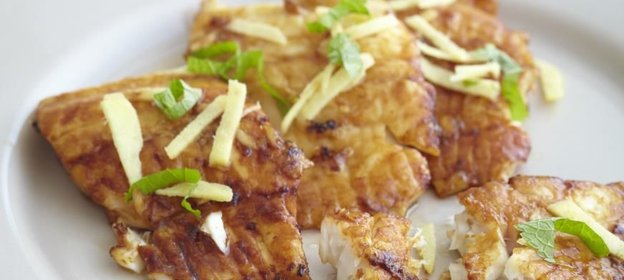 Филе тилапии в имбирном маринаде