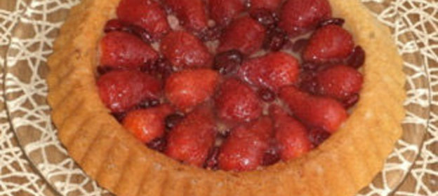 Пирог Клубника в желе
