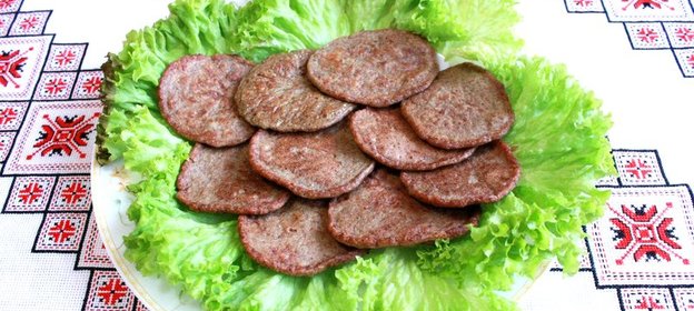 Печеночные оладьи из куриной печени