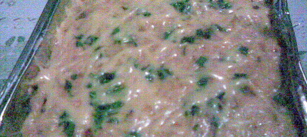 Картофельные оладьи, запеченные в мясной подливе