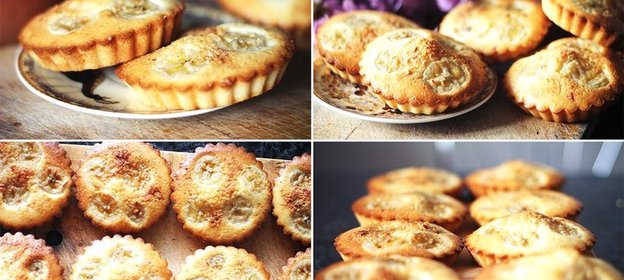 Маффины с бананом и сгущенкой