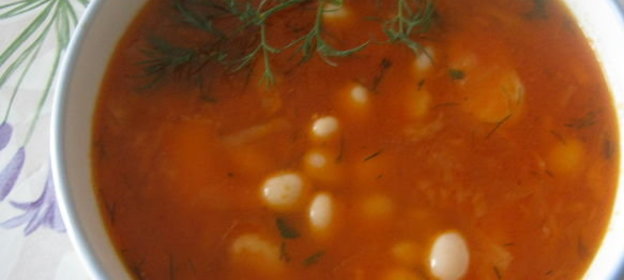 Салат картофельный с морским гребешком