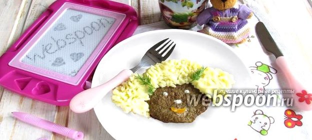 Печёночные оладьи со сливками