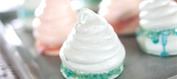 Безе с мятной карамелью