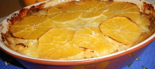 Творожно-апельсиновая запеканка