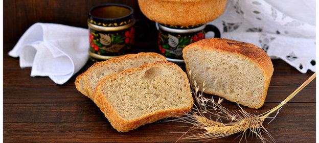 Хлеб на биге с четырьмя крупами