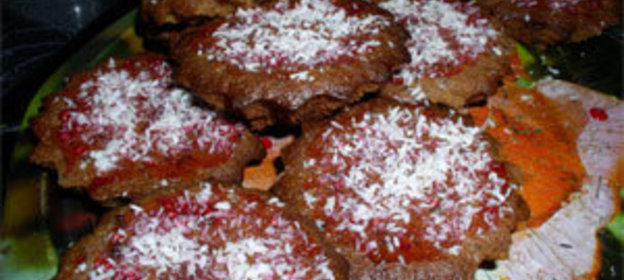 Кексы с малиной