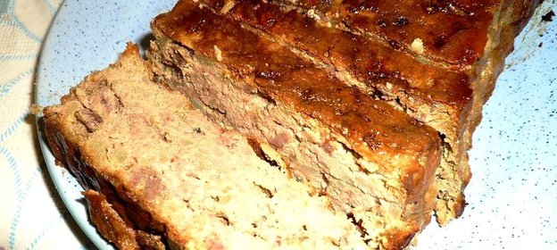 Запеканка из печени и картофеля