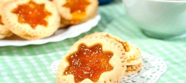 Песочное печенье с джемом