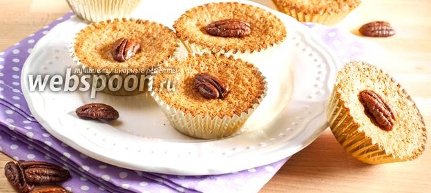 Ореховые маффины без муки