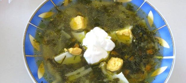 Щи из щавеля по-деревенски