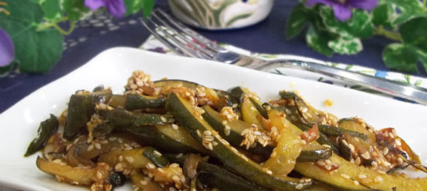 Жареные огурцы по-японски