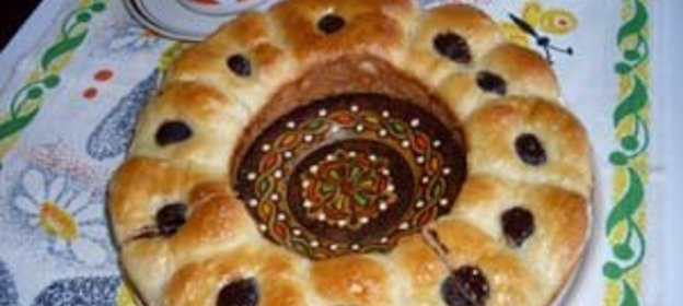 Булочки с голубикой и шоколадом