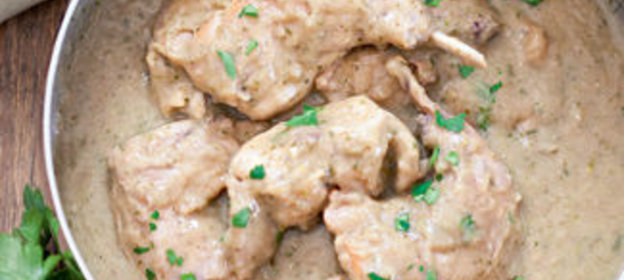 Кролик в хлебном соусе