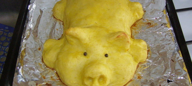 Хрюша(картофельная запеканка,вариант)