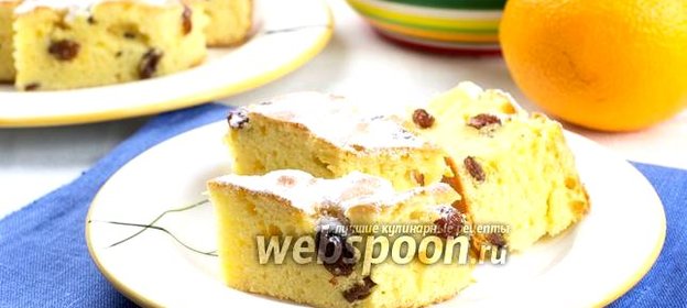Бисквит с белым шоколадом