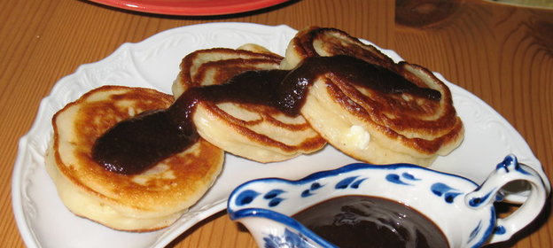 Оладьи с курицей