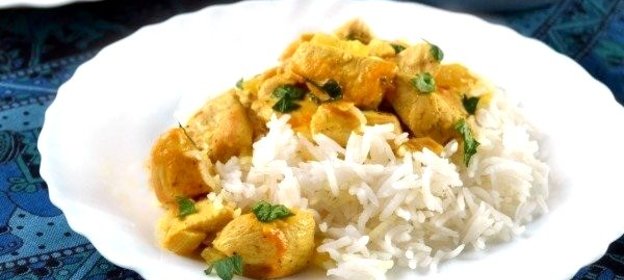 «Курица на закате» с рисом