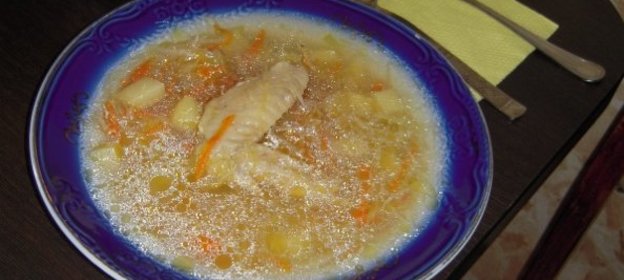 Щи с потрошками