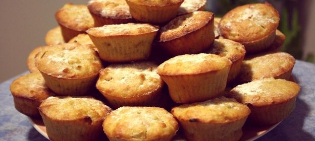 Маффины с грушами и корицей