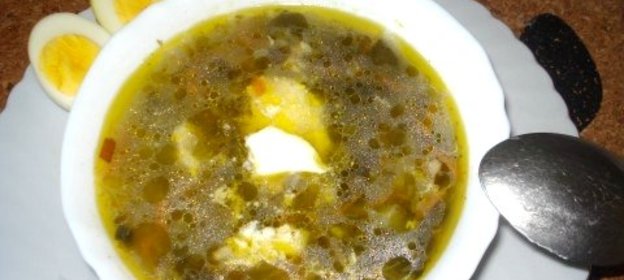 Щи из морской капусты