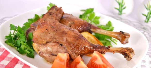 Утиные ножки в медово-лимонном маринаде