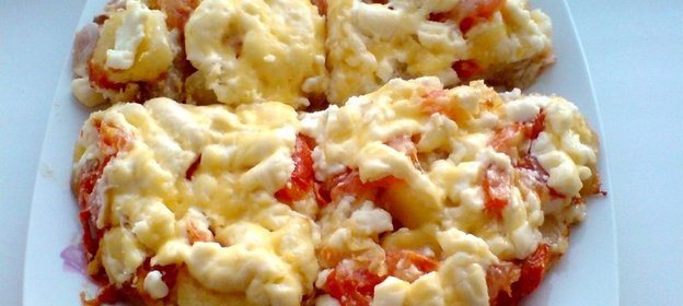 Курица, тушенная с овощами и картошкой