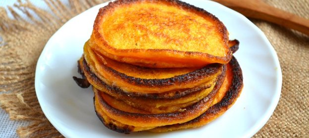 Оладьи из тыквы в мультиварке