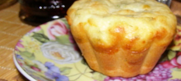 Маффины с сыром и зеленью