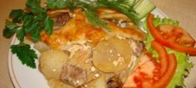 картофельная запеканка с пивом