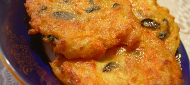 Оладьи рыбно-оливковые