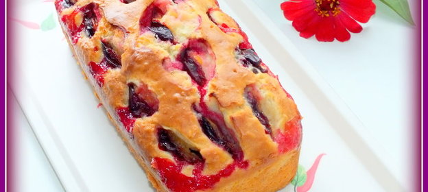 Овсяный кекс со сливой