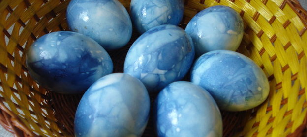 Пасхальные яйцаМОРСКАЯ ВОЛНА - ( мой вариант)