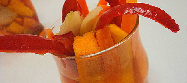 Маринованные овощи Оранжевое настроение