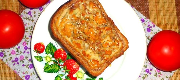 Хлеб фаршированный рисом и фаршем