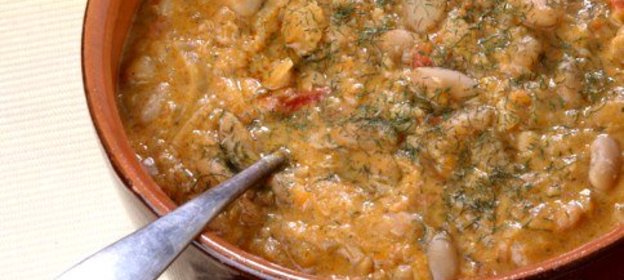 Щи с фасолью