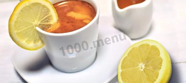 Кофе с лимоном и медом
