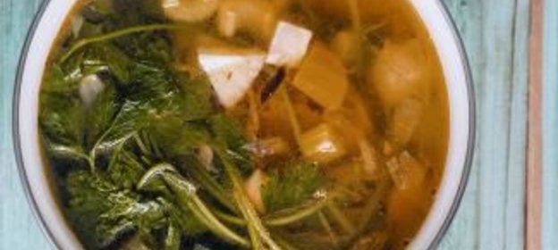 Летний овощной бульон