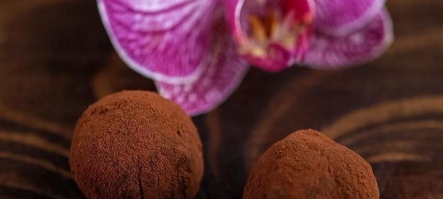 Шоколадные трюфели с имбирем и апельсиновым соком