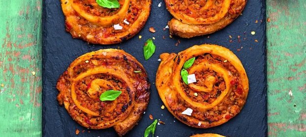 Пицца - рулет болоньезе