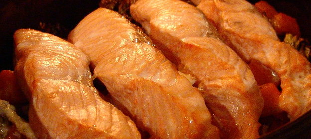 Скоро Новый Год-Семга запеченная